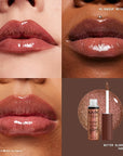 NYX PROFESSIONAL MAKEUP Butter Gloss Bling Lip Gloss, Non Sticky and Shiny Vegan Lip Makeup - Hustla