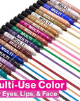 wet n wild Color Icon Cream Eyeliner Eyeshadow Multi-Stick, Moisturizing, Nourishing Velvety Cream-to-Powder Buildable & Blendable Formula, Cruelty-Free & Vegan - Poppy-lar