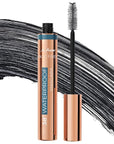 M. Asam MAGIC FINISH Waterproof Mascara Deep Black (0.41 Fl Oz), Mascara Volume and Length with Argan Oil, Easy Removal with 100.4 °F warm water, Vegan