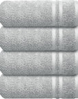 Infinitee xclusives grey hand towels