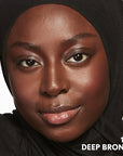 COVERGIRL Clean Invisible Foundation Makeup, Dewy & Glowy Natural Finish, Buildable Coverage, Skin-Like Smooth Look, Vegan, Deep Bronze, 1oz