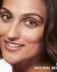COVERGIRL Clean Invisible Foundation Makeup, Dewy & Glowy Finish, Buildable Coverage, Skin-Like Smooth Look, Vegan, Natural Beige, 1oz