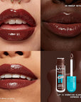 NYX PROFESSIONAL MAKEUP Lip IV Hydrating Glossy Lip Stain with 12HR Hydration - Espresso Soak (Brown)