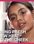 Maybelline Cheek Heat Gel-Cream Blush Makeup, Lightweight, Breathable Feel, Sheer Flush Of Color, Natural-Looking, Dewy Finish, Oil-Free, Fuchsia Spark, 1 Count