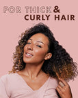 SheaMoisture Moisturize and Define Shampoo, Conditioner and Styling Milk for Curly Hair Care Coconut and Hibiscus with Shea Butter and Coconut Oil