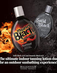 Millennium Tanning Products, Solid Black 100x