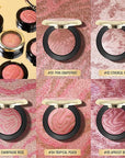 KIMUSE Baked Blush, Lighting Glow Marbleized Blush Powder Face