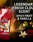 Old Spice Cleansing Body Wash for Men, 3X Defense, 24/7 Shower Fresh with Lasting Scent, 2-in-1 Body & Face Wash, Eaglefangs with Fresh Cloud Scent, 24 oz (Pack of 4)