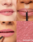 LAURA GELLER NEW YORK Modern Classic Lip Liner, Luxurious Creamy Long Lasting Lip Liner, Prevents Feathering and Fading, Radiant Rose