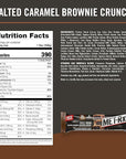 MET-Rx Big 100 Protein Bar, Meal Replacement Bar, 30G Protein, Salted Caramel Brownie Crunch, 9 Count, 3.52 Oz.(Packaging may vary)