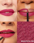 LAURA GELLER NEW YORK Modern Classic Lip Liner, Luxurious Creamy Long Lasting Lip Liner, Prevents Feathering and Fading, Beautiful Berry