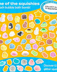 Squishy Bath Bombs for Girls & Boys with Surprise Toys Inside (6 Pack) - Large Bubble Bath Bombs & Hidden Figures, Gentle and Safe Fizzies, Made in USA, Gifts for Kids by Two Sisters