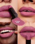 REVLON Lipstick, ColorStay Suede Ink, Built-in Primer, Infused with Vitamin E, Waterproof, Smudge-proof, Matte Color, 009 In Charge, 0.09 oz.