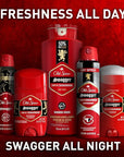 Old Spice Aluminum Free Deodorant for Men, 24/7 Odor Protection, 24/7 Freshness & Lasting Scent, Swagger with Cedarwood Scent, 3.8 oz (Pack of 3)