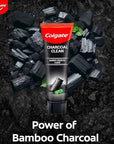 Colgate Charcoal Clean Black Gel Toothpaste, Deep Clean Tooth Paste with Bamboo Charcoal & Wintergreen Mint for Plaque Removal, 120 g (Pack of 1) Multicolour