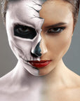 Mehron Makeup CreamBlend Stick | Face Paint, Body Paint, & Foundation Cream Makeup | Perfect for Halloween .75 oz (21 g) (Alabaster)