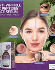 Advanced clinicals peptide facial serum