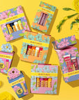 Burt's Bees Gifts Ideas - Balm Bouquet Lip Balm Set, Original Beeswax, Vanilla Bean, Cucumber Mint, Coconut & Pear Pack, Natural Origin Lip Treatment, 4 Tubes, 0.15 oz.