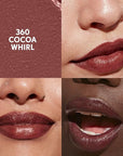 COVERGIRL Clean Lip Color, Cocoa Whirl, Satin Finish, Squalane, Avocado & Aloe, Carmine-Free, Non-Drying, 0.12oz