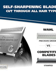 Wahl USA Self Cut Compact Corded Clipper Personal Haircutting Kit with Adjustable Taper Lever, and 12 Hair Clipper Guards for Clipping, Trimming & Personal Grooming – Model 79467