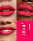 NYX PROFESSIONAL MAKEUP Smooth Whip Matte Lip Cream, Long Lasting, Moisturizing, Vegan Liquid Lipstick - Pillow Fight (Hot Fuschia)