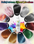 Temporary Hair Color Spray for Adults & Kids - Instant Silver Gray Dye Alternative | Non-Sticky, Washable & Gentle Formula | Party, Halloween, Costume Makeup (150 ml)