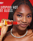 Ruby Kisses Broadway Vita-Lip Tinted Lip Gloss (9 Pack) Ultra-Hydrating, Nourishing, Soothing Formula with Vitamins, High-Shine Non-Sticky Lip Balm with Rosehip+Coconut Oil, Pink, Red & Brown Shades