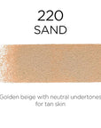 L'Oreal Paris Makeup Infallible Fresh Wear Foundation in a Powder, Up to 24H Wear, Waterproof, Sand, 0.31 oz.