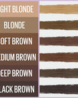 Maybelline Express Brow 2-In-1 Pencil and Powder Eyebrow Makeup, Black Brown, 1 Count