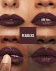 Maybelline Super Stay Vinyl Ink Longwear No-Budge Liquid Lipcolor Makeup, Highly Pigmented Color and Instant Shine, Fearless, Brown Lipstick, 0.14 fl oz, 1 Count