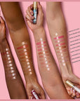 REVLON Super Lustrous Glimmer Gloss, Non-Sticky Lip Gloss, High-Shine Finish, Plant-Based Glitter, 009 Razz Beamy, 0.13 fl oz