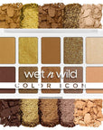 wet n wild Color Icon 10-Pan Eyeshadow Makeup Palette, Yellow Call Me Sunshine, Long Lasting, Shimmer, Metallic, Glittery, Matte, Rich Smooth Pigment, Cruelty Free