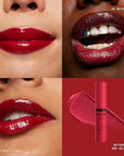 NYX PROFESSIONAL MAKEUP Butter Gloss, Non-Sticky Lip Gloss - Red Velvet (Deep Red)