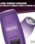 Wahl Pure Confidence Rechargeable Electric Trimmer, Shaver, & Detailer for Smooth Shaving & Trimming of The Face, Underarm, Eyebrows, & Bikini Areas – Model 9865-100