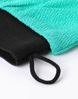 Valitic Exfoliating Glove Body Scrubber - Exfoliating Mitt Dead Skin Remover, Shower Face and Body Exfoliator - Korean Style Skin Scrubber Washcloth - Spray and Self Tan Remover, 1 Turquoise