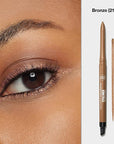 REVLON ColorStay Pencil Waterproof Eyeliner, Smudge-Proof, Eye Makeup with Built-In Sharpener, 212 Bronze, 0.01 oz