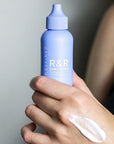 Undefined Beauty R&R Sun Creme Broad Spectrum SPF 50 Untinted Moisturizing Sunscreen with Ceramides, CoQ10, Niacinamide, Resveratrol to hydrate and protect dry skin, 1.7oz