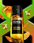 AXE Fine Fragrance Collection Premium Deodorant Body Spray for Men - Variety Pack - Blue Lavender, Aqua Bergamot, Golden Mango, & Black Vanilla - Pack of 4 72H Odor Protection, Aluminum Free, 4 oz