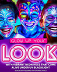 Blue Squid Face Paint Water Based Single Cake Professional Face & Body Paint - Water Activated, Kids Adults Face Painting for Costume, Halloween Makeup, Cosplay - UV Pastel Turquoise Face Paint 30g