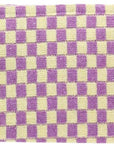 Pazimiik knitted checkered makeup bag