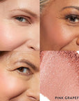 LAURA GELLER NEW YORK Baked Blush-n-Brighten Marbleized Blush for Cheeks - Pink Grapefruit - Satin Finish - Buildable Color