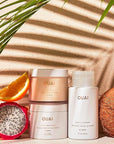 OUAI Scalp & Body Scrub, St. Barts - Exfoliating Body Scrub with Sugar & Coconut Oil Blend for Smooth, Moisturized Skin - Gentle Scalp Scrub for Removing Product Build Up (8.8 Oz)