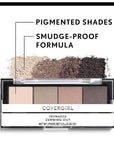 COVERGIRL TruNaked Quad Eyeshadow Palette, Zenning Out, 6 Shades, 0.06 Fl Ounces, Shimmer Fade-Proof Formula, Pigmented Shades