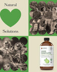 Liver Complete 16oz - Organic Liquid Liver Cleanse & Detox Supplement for High Enzymes, Fatty Liver, & Liver Support