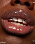 NYX PROFESSIONAL MAKEUP Butter Gloss, Non-Sticky Lip Gloss - Praline (Deep Nude)