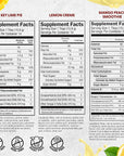 Barlean's Omega 3 Fish Oil Liquid Supplement Pack of 3, EPA and DHA Fatty Acid, Smoothie Flavored for Brain, Joint, and Heart Health, Includes Key Lime Pie, Lemon Crème and Mango Peach Flavors, 8 oz