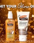 Palmer's Cocoa Butter Formula Shimmer Body Oil with Vitamin E, 5.1 Fl Oz, Radiance Body Oil for Glowing Skin, Enhances Dark Tones & Tans, Hydrating