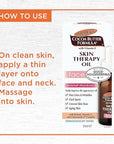 Palmer's Cocoa Butter Formula Moisturizing Skin Therapy Oil for Face with Vitamin E, C & 10 Pure Facial Oil Blend, Rosehip Fragrance, 1 Ounce