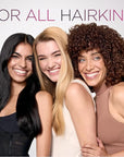 Shark FlexFusion Hair Dryer with Fusion Hair Brush, Diffuser, Ceramic Air Styler with Auto-Wrap Hair Curlers, Ceramic Plates, Metallic Mist HD642
