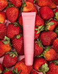 ESW Beauty Strawberry Banana Smoothie Lip Treatment - Soft Pink Nude Tint with Shea Butter, Hyaluronic Acid, Strawberry & Banana for Intense Hydration & Dryness Prevention